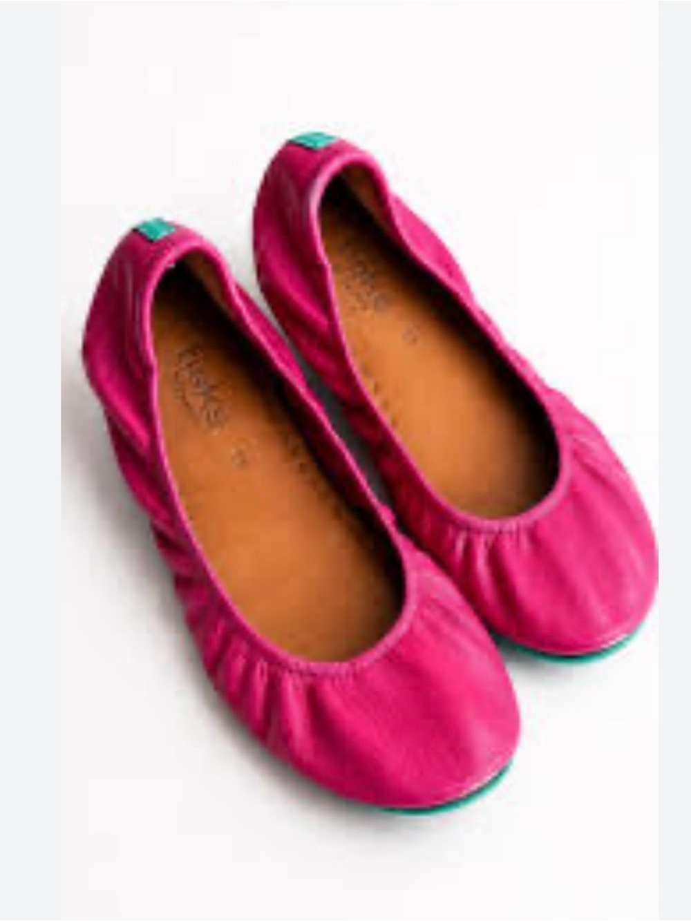 Tieks. Pink (fuscia) size 11 nice  condition.
